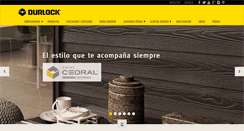 Desktop Screenshot of durlock.com.ar